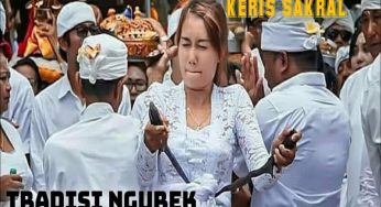Tradisi Ngurek atau Ngunying Atraksi Upacara Sakral Warga Bali