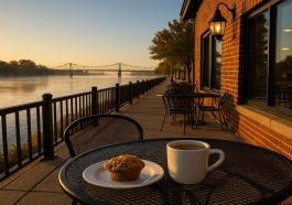 Kuliner di Tepi Sungai Mississippi Tempat Ngopi Hidden Gem di Muscatine yang Bikin Betah Nongkrong