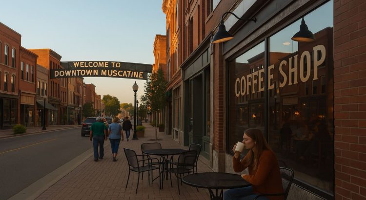 Ngopi, Jalan Sore, dan Cerita Kota Menyusuri Kehidupan Lokal di Pusat Kota Muscatine