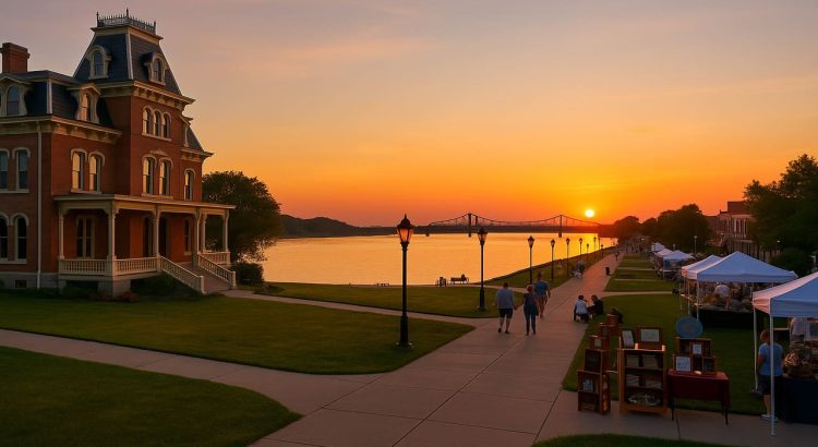 Perfect Weekend in Muscatine From Mansion Tours to Riverwalk Sunsets and Local Artisan Markets