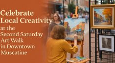 Celebrate Local Creativity at the Second Saturday Art Walk in Downtown Muscatine