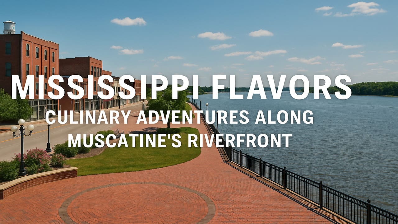 Mississippi Flavors Culinary Adventures Along Muscatine’s Riverfront