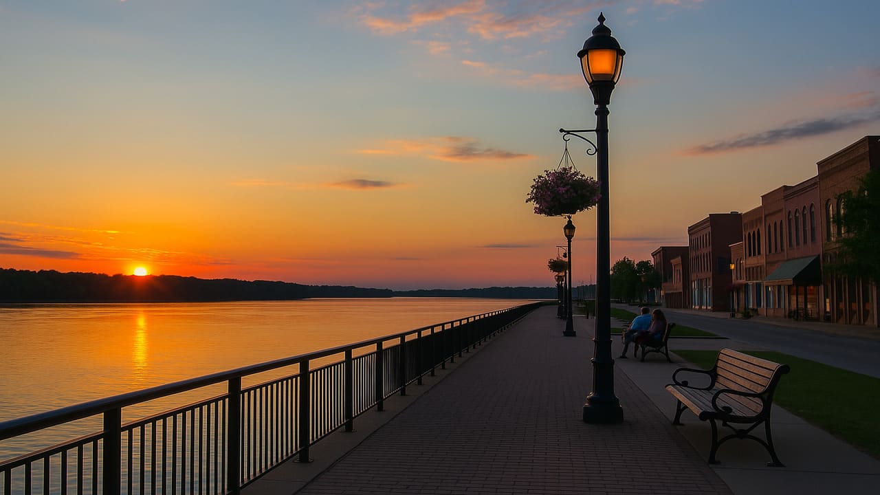 Sunsets on the Mississippi Why Muscatine Riverfront Keeps Locals Grounded