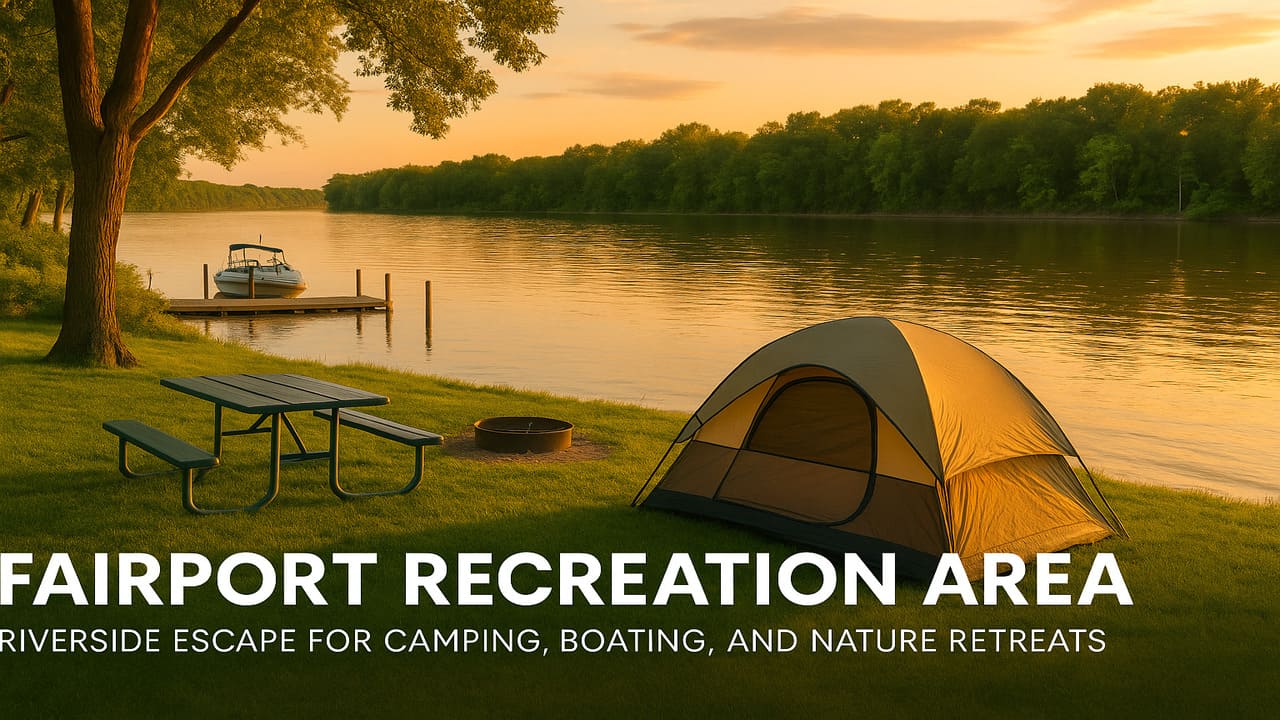Fairport Recreation Area Riverside Escape for Camping, Boating, and Nature Retreats