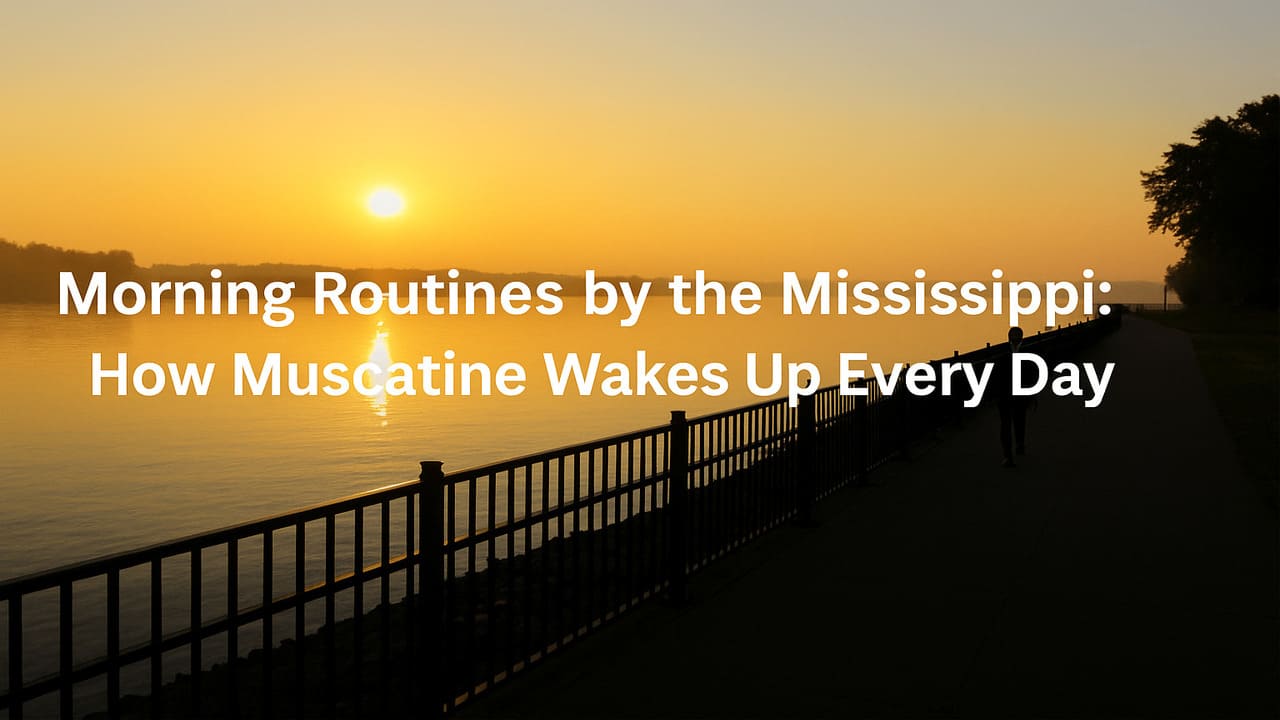Morning Routines by the Mississippi How Muscatine Wakes Up Every Day
