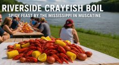 Riverside Crayfish Boil A Southern-Spiced Feast on the Shores of Muscatine
