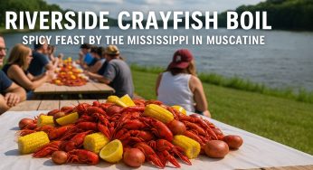 Riverside Crayfish Boil: A Southern-Spiced Feast on the Shores of Muscatine