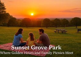 Sunset Grove Park Where Golden Hours and Family Picnics Meet