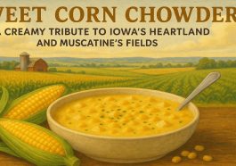 Sweet Corn Chowder A Creamy Tribute to Iowa’s Heartland and Muscatine’s Fields