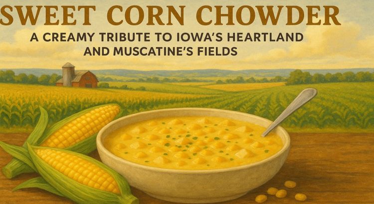Sweet Corn Chowder A Creamy Tribute to Iowa’s Heartland and Muscatine’s Fields