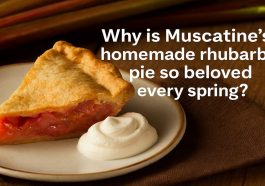 A Slice of Spring The Tangy Tradition of Homemade Rhubarb Pie in Muscatine