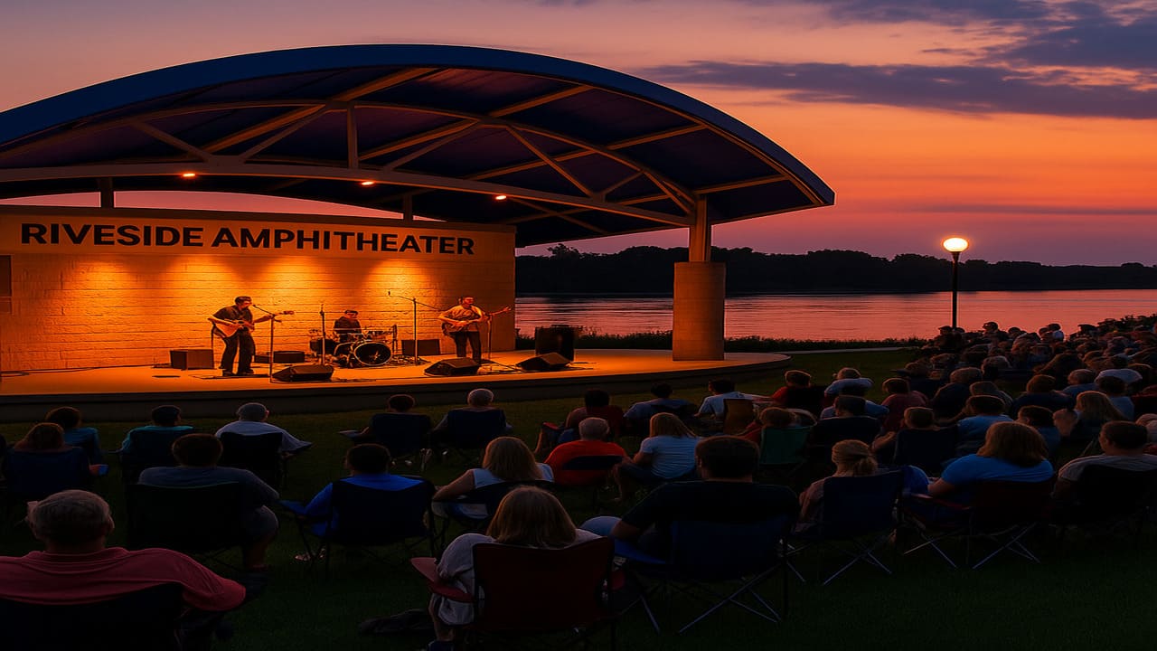 Friday Nights at Riverside Amphitheater Live Music with a River View