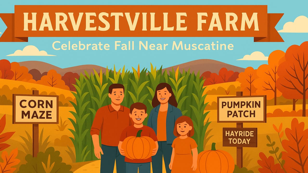 Harvestville Farm A Fall Family Escape Near Muscatine