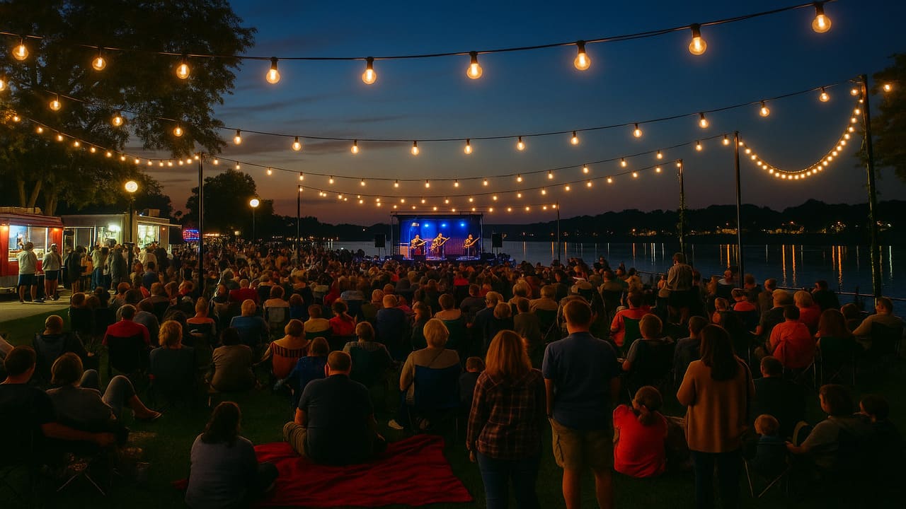 Muscatine Riverfront Nights A Celebration of Light, Sound, and Community Spirit