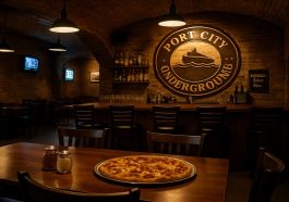 Port City Underground Pizzeria Where Flavor Meets Character Below Street Level