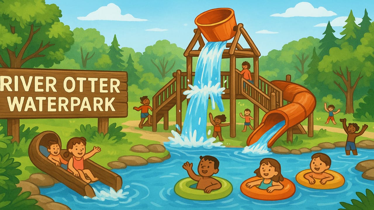 River Otter Waterpark Where Muscatine’s Wildlife Meets Watery Fun