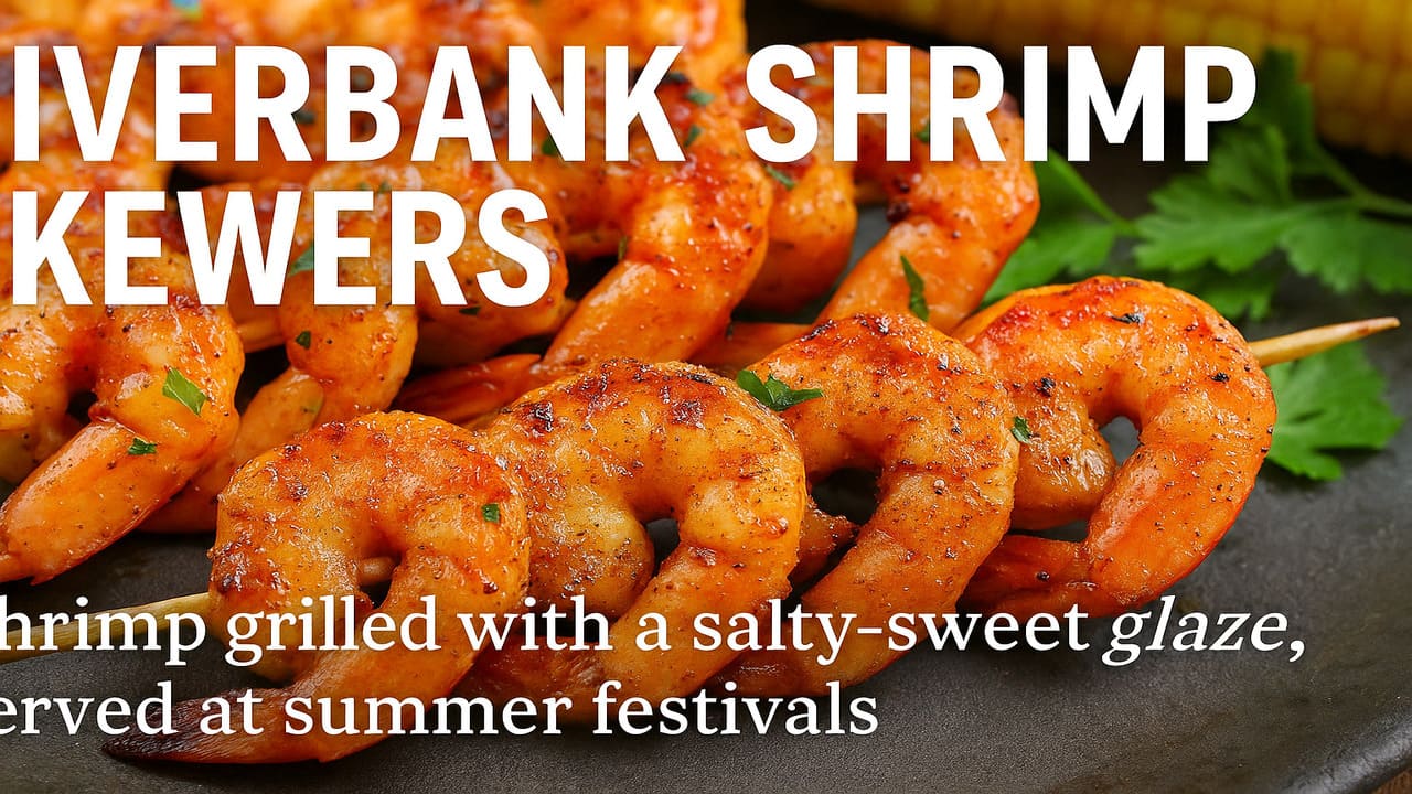 Riverbank Shrimp Skewers A Sizzling Taste of Muscatine’s Summer
