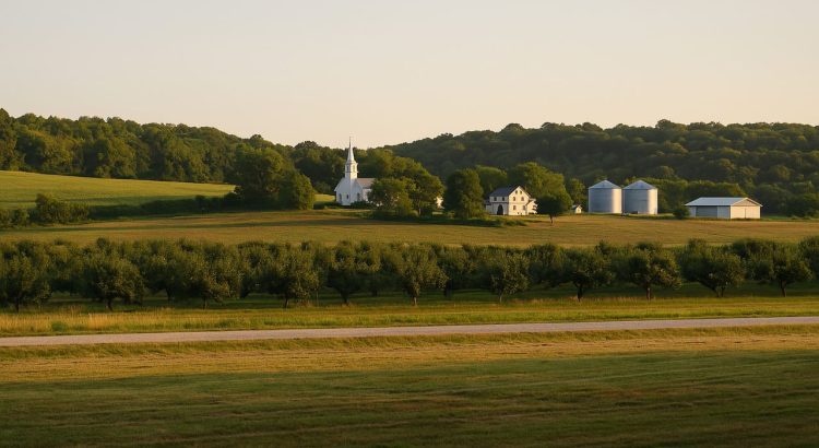 Sweetland Township Hills, Orchards, and Heartland Charm near Muscatine