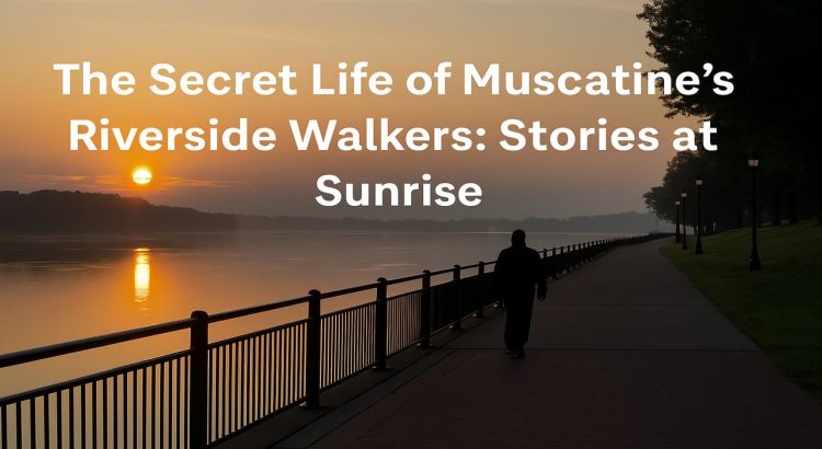 The Secret Life of Muscatine’s Riverside Walkers Stories at Sunrise
