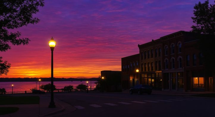 Twilight Vibes: When the City of Muscatine Slows Down and Stories Begin