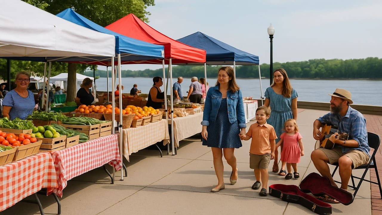 Friendship and Flavor: Social Bonds at Muscatine’s Food and Farmers Markets