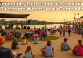 Community Gatherings at Muscatine Riverfront Where Locals Come Alive