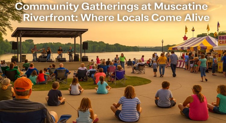 Community Gatherings at Muscatine Riverfront Where Locals Come Alive