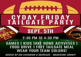 CyDay Friday Tailgate Party Celebrating Community Spirit in Muscatine